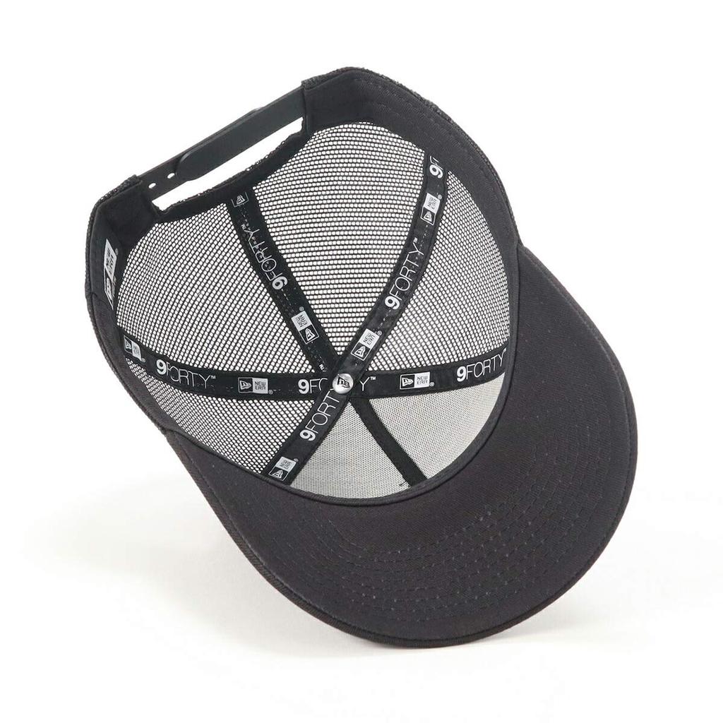 Бейсболка молодежная 9FORTY Trucker Box Logo Kids Box Logo [New Era] A-образная белая/черная