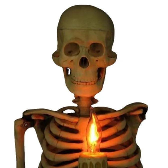 Популярная фоторамка со скелетом на Хэллоуин, свеча, лампа, горячая распродажа, изделия из смолы, подвеска для дома, украшение атмосферы