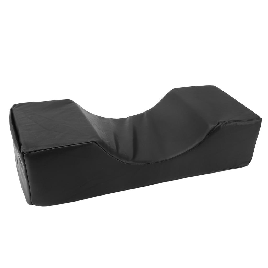 Подушка для наращивания ресниц U-образной формы с боковым карманом, из пены с памятью, из ПУ кожи, эргономичная подушка для шеи для наращивания, салон красоты