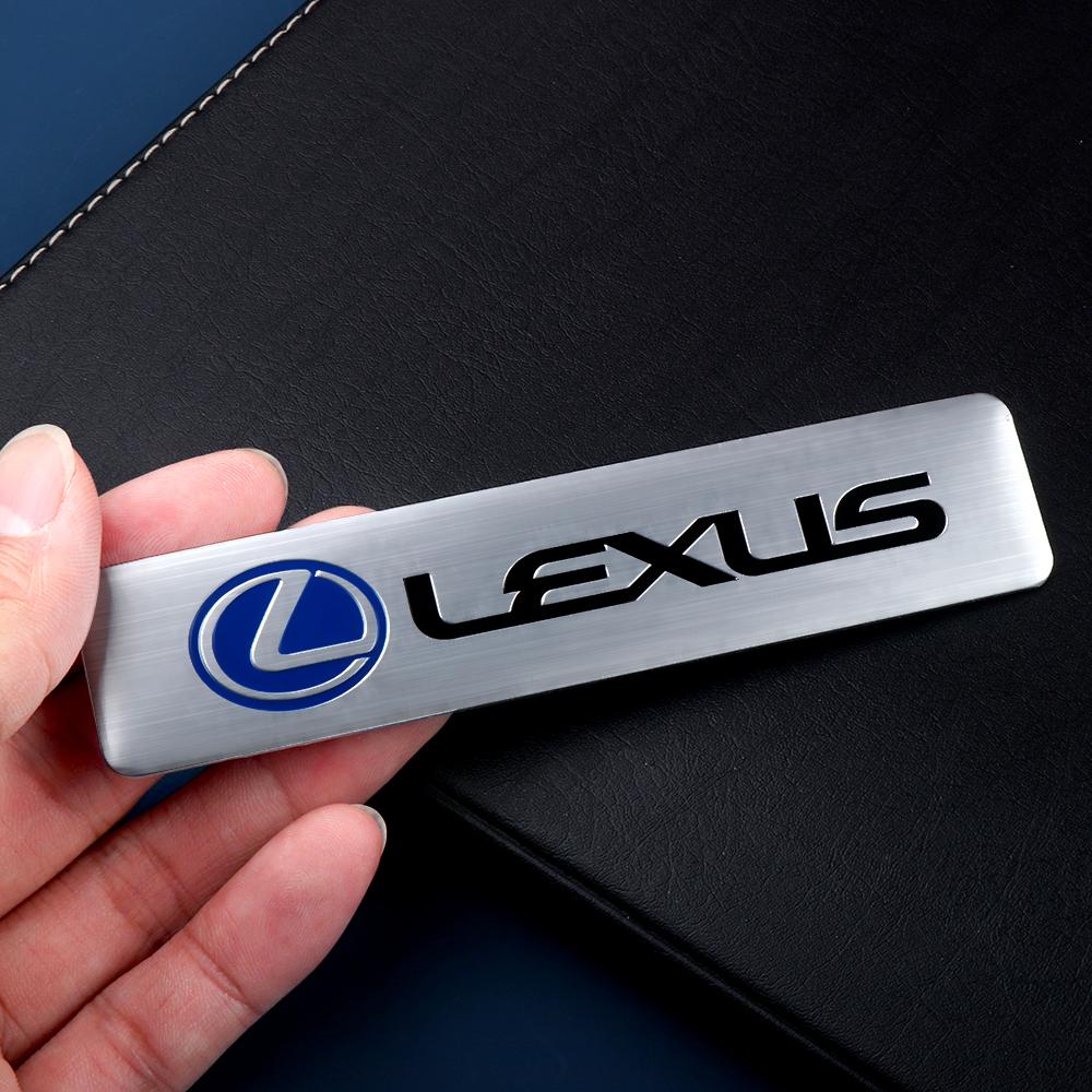 1PCS Aluminum Alloy Car Sticker Emblem Badge Decal Car Styling For Lexus Is250 Ct200h Rx300 Rx350 Gs300 Nx300 Lx570 Is300h