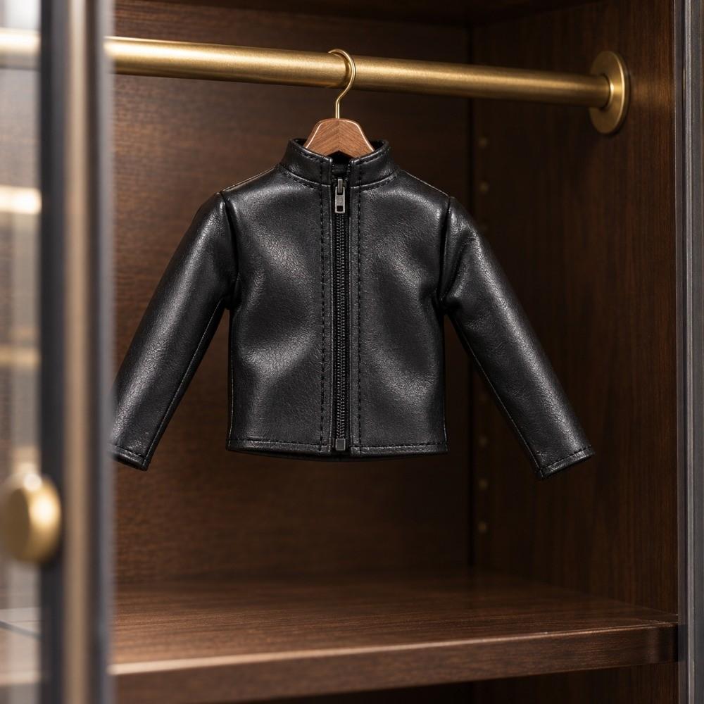 5 Colors PU Leather Jacket Doll Zipper Coat for 11.5 inch Doll/for 1/6 Male Action Figure Dolls