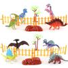 Tyrannosaurus Pterosaur Model Small Dinosaur Set, Jurassic Simulation Animal, Model Dinosaur Toy