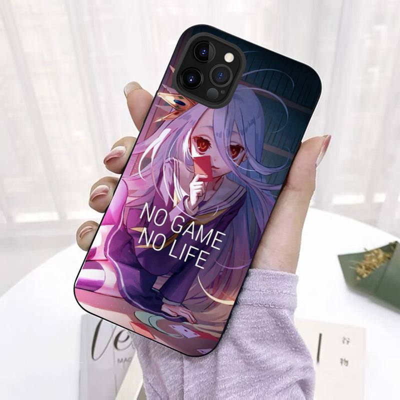 Чехол для телефона Game No Life с аниме для iPhone 11 12 13 Mini Pro Max 8 7 6 6S Plus X 5 SE 2020 XR XS Funda Case