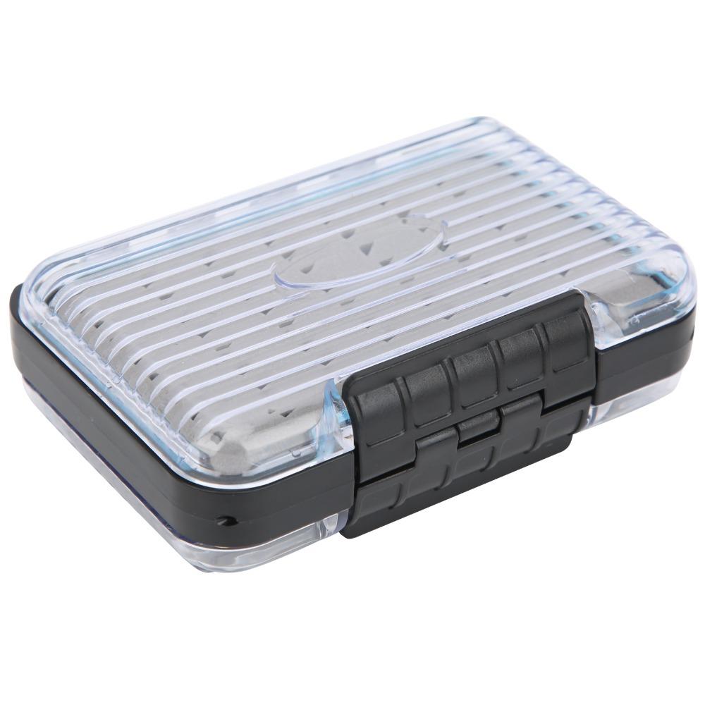 PP Fly Fishing Box Waterproof Fly Lures Case Portable Flies Storage Case Wet Flies Storage