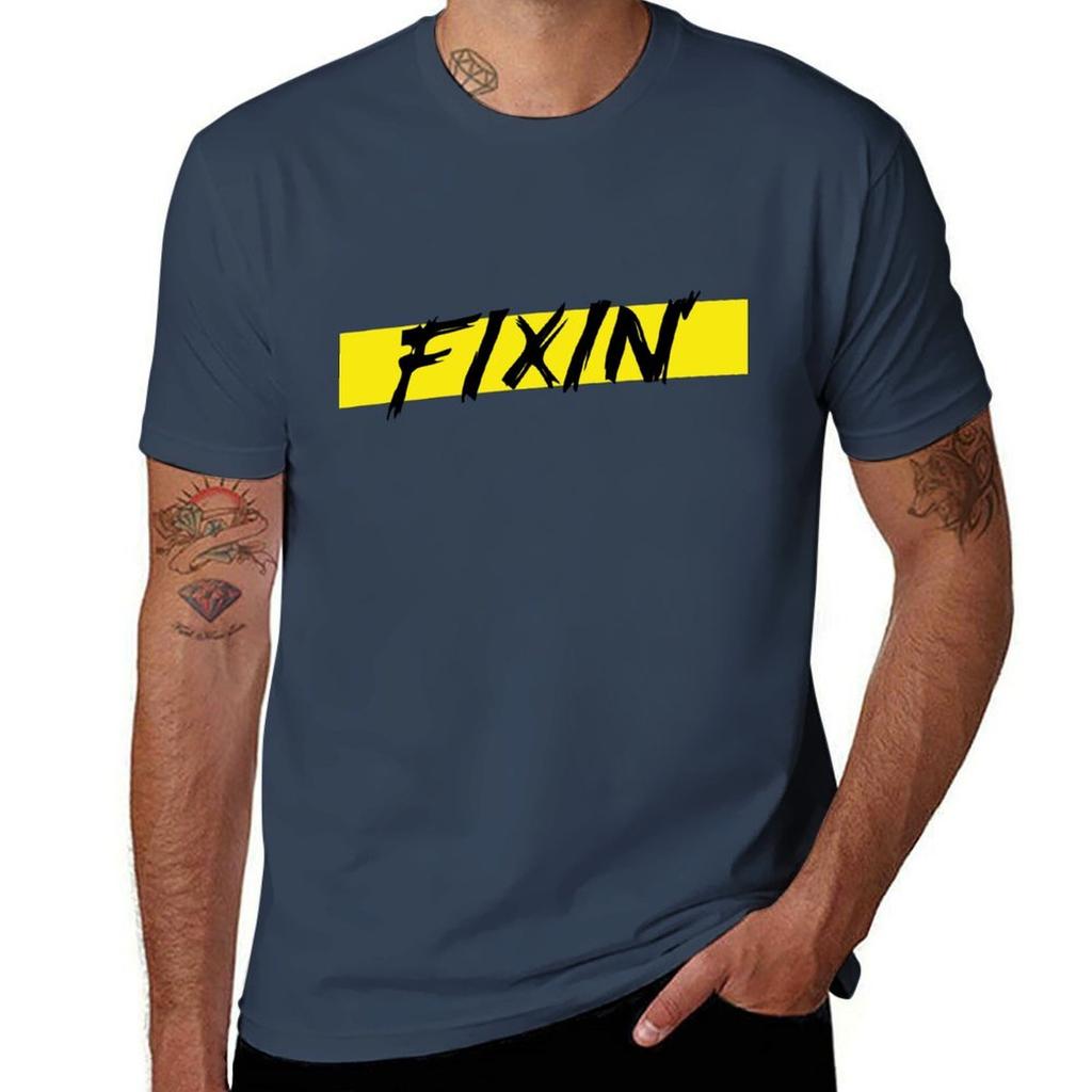 Fixin Just Fixin TShirt Sports Casual Breathable Tee Shirt