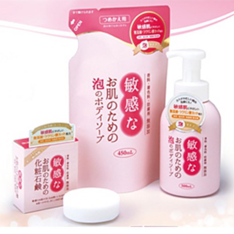 Сменный блок пенящегося мыла для тела для чувствительной кожи 450 мл x 2 комплекта CBH-FBR