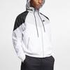 Nike Patchwork Packable Hooded Casual Sport Jacket Men Jackets White AR2210-100