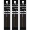 Mitsubishi Pencil Rollerball Ballpoint Pen Refill Jet Stream Prime 0.5 Multicolor Multifunctional Black 3 Pieces SXR20005.24