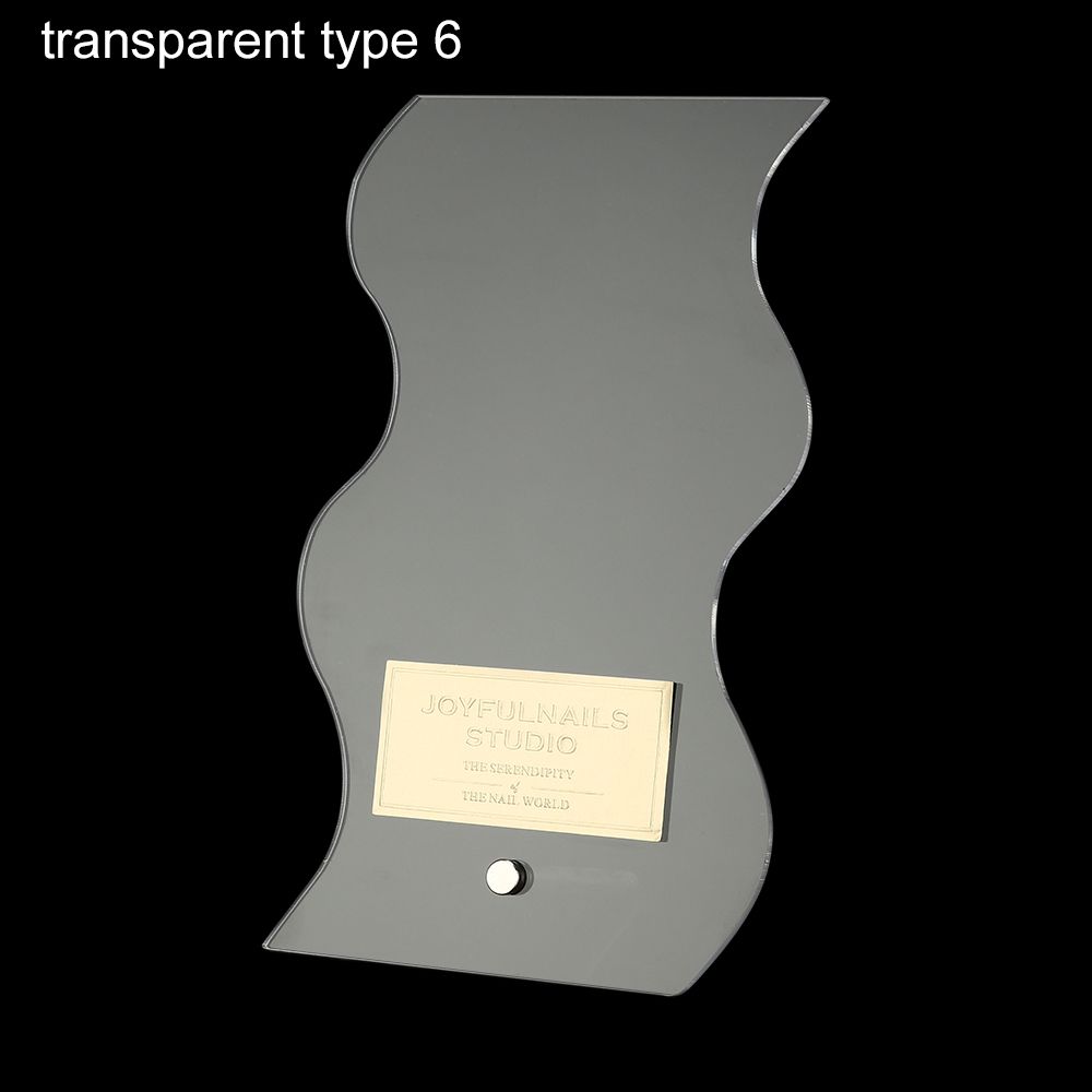 Акриловый прозрачный матовый демонстрационный стенд для накладных ногтей, держатель для дизайна ногтей, демонстрационная доска, цветная карта