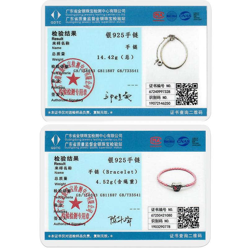 Authentic Original Bracelet High Quality Fine Jewelry Bangle Copper Metal Charm Bead Component Bracelet High Quality Fine Jewelry 17-20CM Love Cross