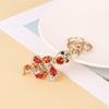 Fortune Rhinestone Snake Keychain Exquisite Zodiac Snake Year Key Ring  Year of Chinese