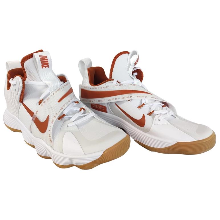Nike React Hyperset Удобные Легкие Нескользящие Прочные Низкие Повседневные Кроссовки для Бега Унисекс Белый Коричневый DJ4473-103