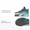 Баскетбольные кроссовки Li Ning Kids Rebound, износостойкие, нескользящие, устойчивые, детские, баскетбольные кроссовки, зеленые YKBU068-41