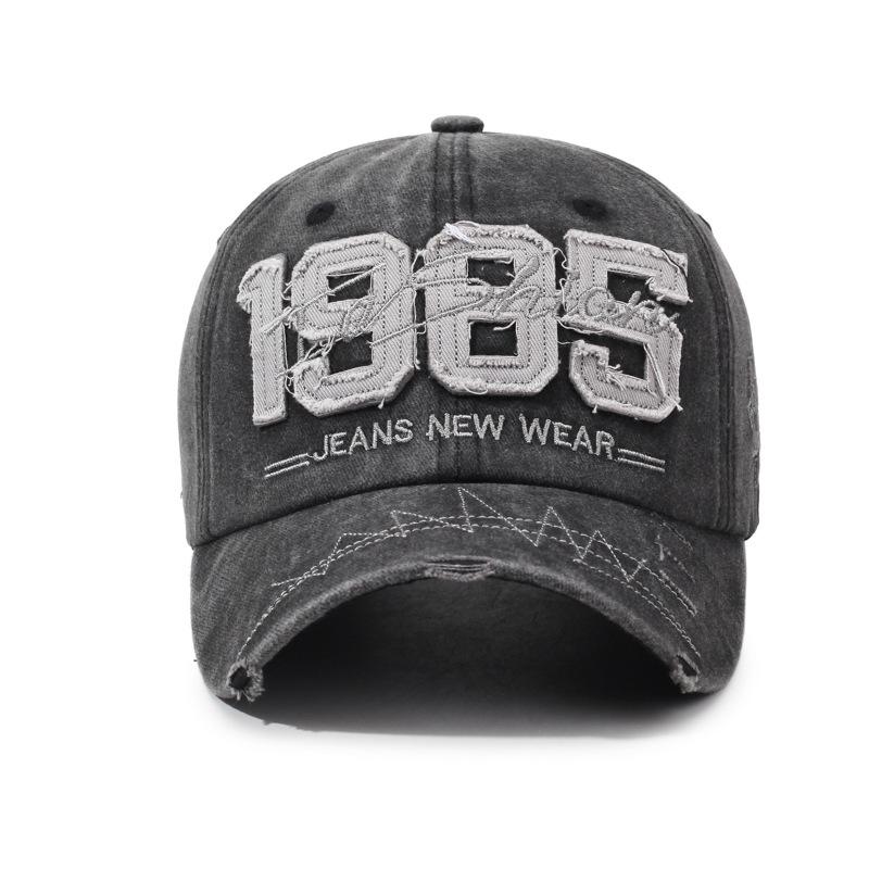 Vintage Men Letter Embroidery Baseball Cap Spring Summern Women Cap
