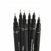 6Pcs/lot Ultra Fine Line Fineliner Black Ink Art Marker New Pin Drawing Pen  Drawing Sketch Manga