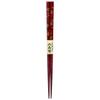 Kawai Chopsticks, Dishwasher Safe, Octagonal, Cherry Blossom Design, Red, 21cm, 102597