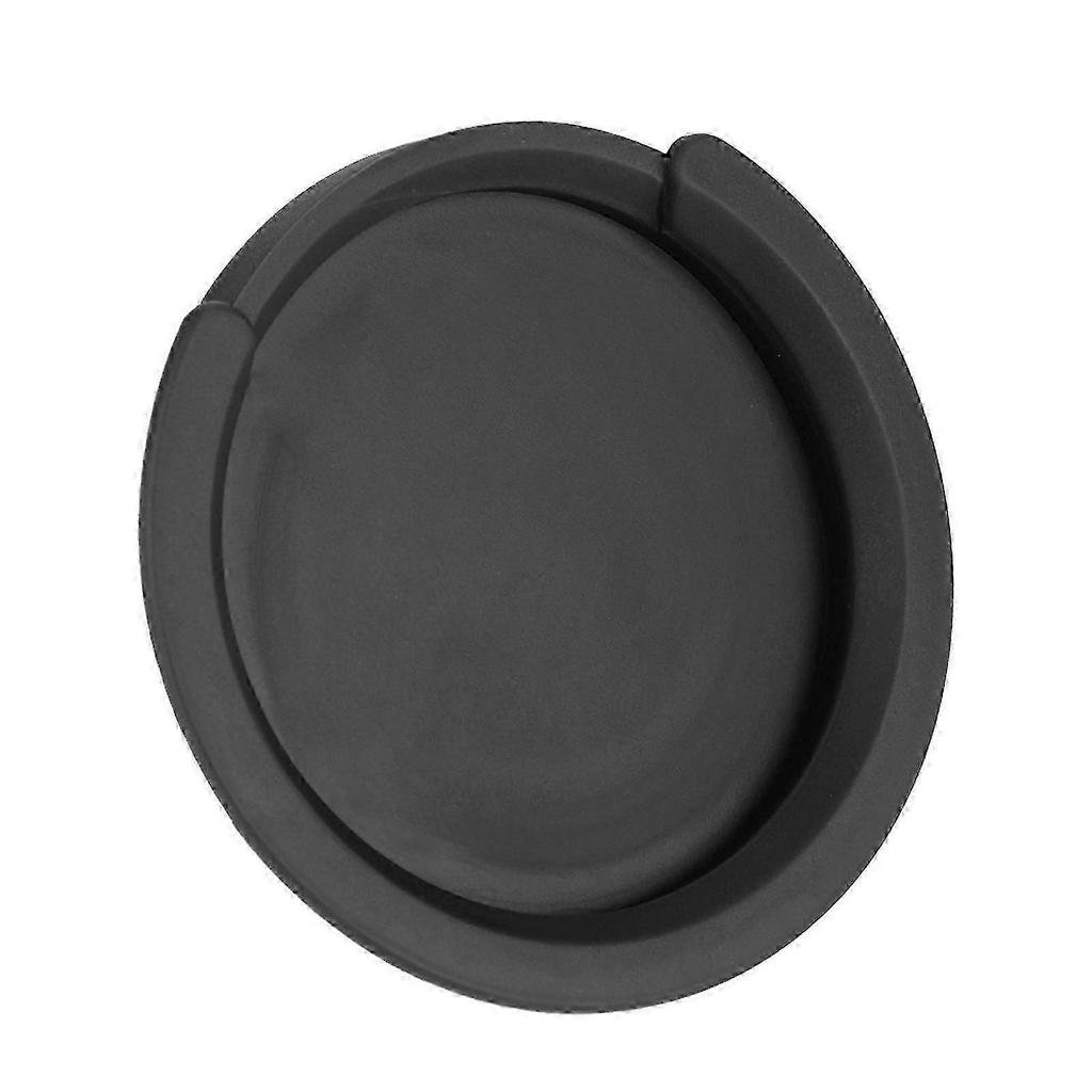 86mm Guitar Soundhole Feedback Buffer Cover Palstic Musical Instruments Accessory(Black)