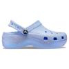Crocs Удобные и легкие пляжные шлепанцы с отверстиями женские светло-фиолетовые