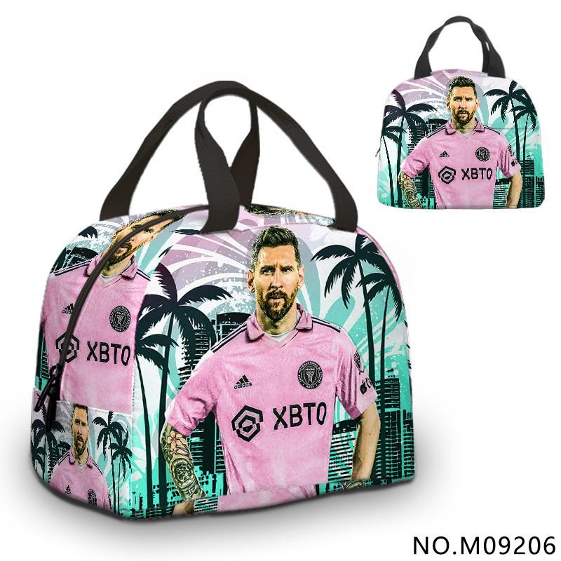 Insulated Lunch Bag Kids Students Adults Portable Food Carrier With Ice Pack Compartment Oxford Fabric Modern Minimalist