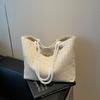 Straw Woven Shoulder Tote Bag Women's Large Capacity Woven Handbag