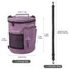 Knitting Tool Storage Bag Yarn Crochet Organizer Tote Bag Large Capacity Portable With Front Yarn Needles Hooks Pocket
