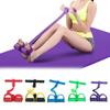 4 Tube Sit-up Pull Gym Workout Bands Resistance Bands Pedal Ankle Puller Elastic Up Pull Rope