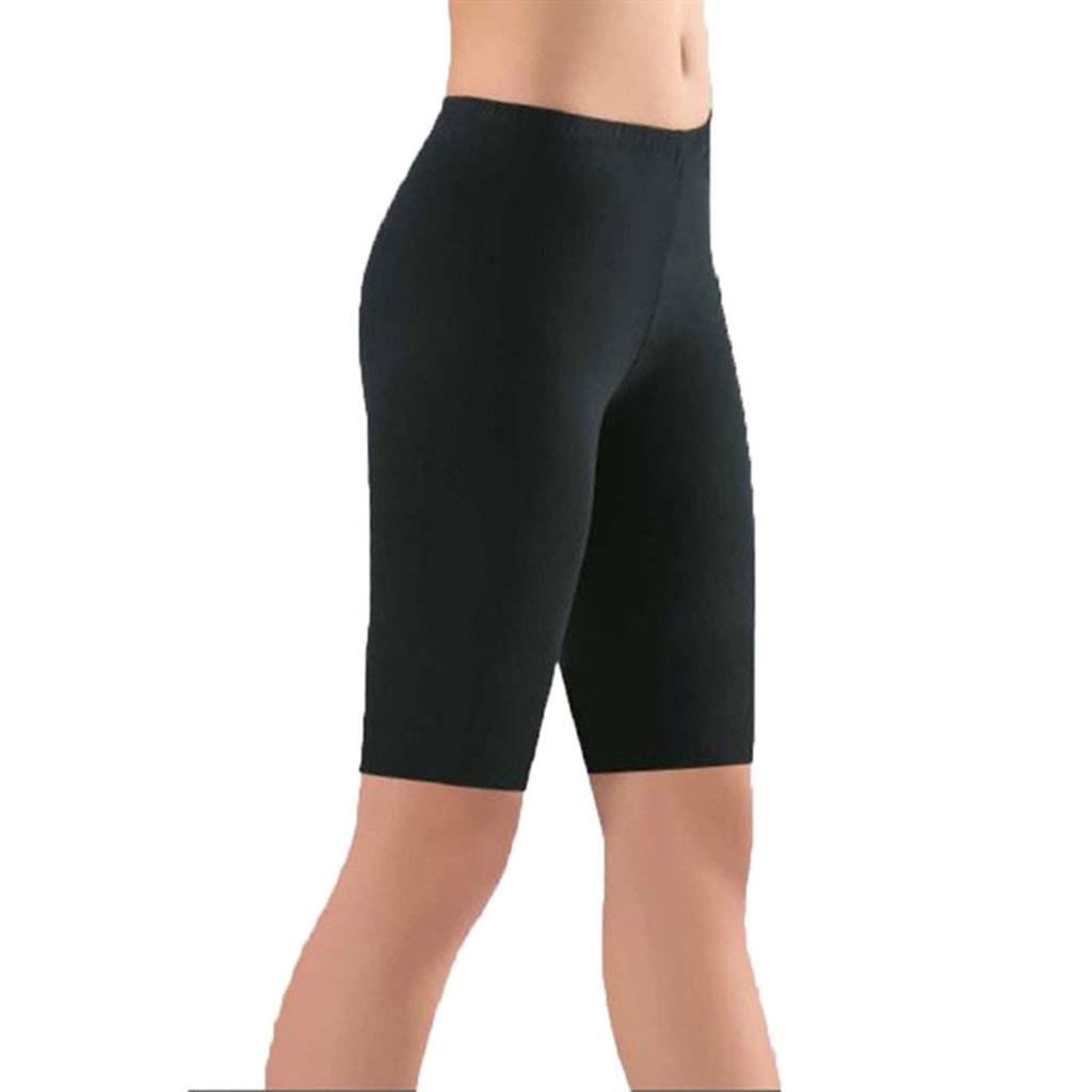 Kota 4018 женские короткие леггинсы с высокой талией до колена с однотонным узором для женщин