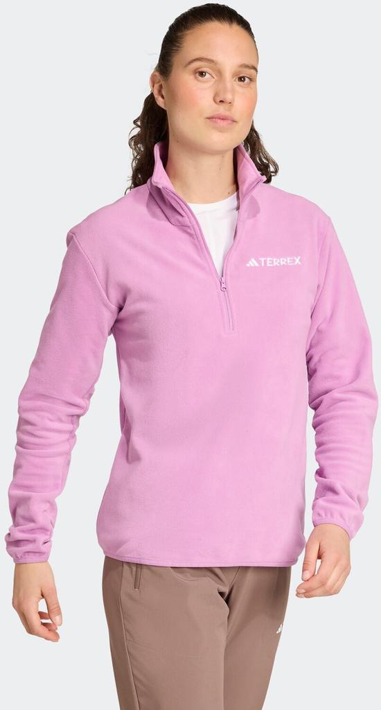 Adidas Terrex Multi Essentials Half Zip Fleece Jacket purple AFAL