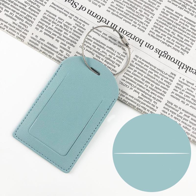 1 шт., унисекс, багажная бирка из искусственной кожи, металлический ремешок, бирка для посадочного талона, имя, ID, адрес, этикетка, бирка для чемодана, дорожные аксессуары