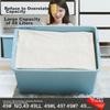Xitianlong (Citylong) Plastic Clothing Storage Box Toy Organizer 49L Blue 1 Piece without Wheels