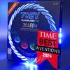 TOSY Flying Disc - 16 Million Colors RGB or 36 LEDs, Super Bright, Smart Mode, Auto Light Up, Rechargeable, Christmas, Birthday, Camping Gift for