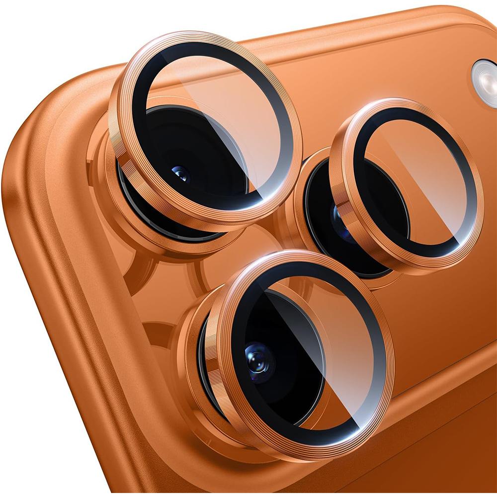 Orange Camera Lens Protector Cover For For Iphone 17 Air 16 Pro Max 1 Plus 14 13 Mini For Iphone17 17Pro Protection Film Accessories
