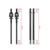 Capra F9 Portal Stub Axle Universal Joint Driveshaft Straight Shaft for 1/10 RC Crawler UTB10 Unlimited Trail Buggy Replacement