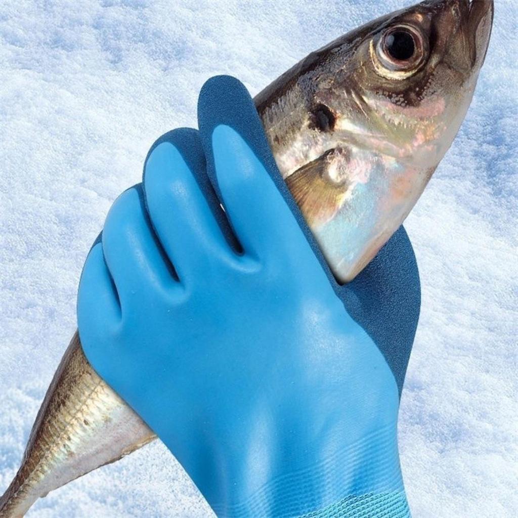 1 пара Зимние Водонепроницаемые Рабочие Защитные Термоперчатки Противоскользящий Захват Садовые Перчатки для Защиты Рук Рабочего Строителя