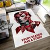 Ronaldo's Story Unfolds Floor Rug Office Rug Perfect for Balcony Living Rooms Hallway Dormitory Antislip Carpet Office home decor