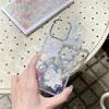 Прозрачный 3D Трехмерный Цветочный Чехол для Телефона для iPhone 11 12 13 14 15 16 Pro Max Ударопрочный Чехол Funda для Чехлов iPhone