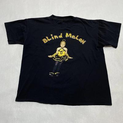 Винтаж 90-х Blind Melon Втиснулись в фургон Тур Турная футболка группы 1992 - 1993 Унисекс Футболка