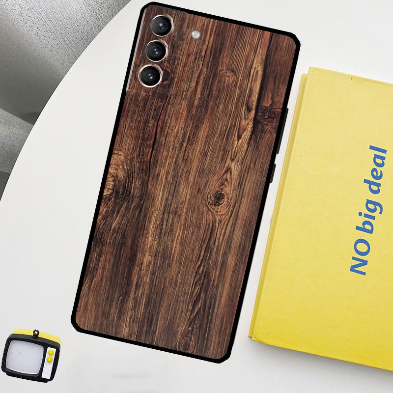 Чехол с текстурой дуба для Samsung Galaxy S23 Ultra S22 S21 S20 FE Note 20 Ultra S8 S9 S10 Note 10 Plus