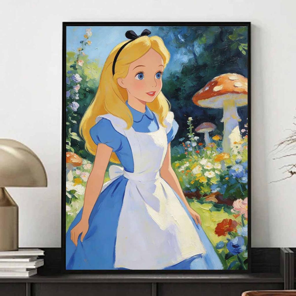 Disney Алиса в Стране Чудес Алмазная Живопись Мозаика Картина Набор для Творчества Ручная Работа DIY Подарок Декор для Дома