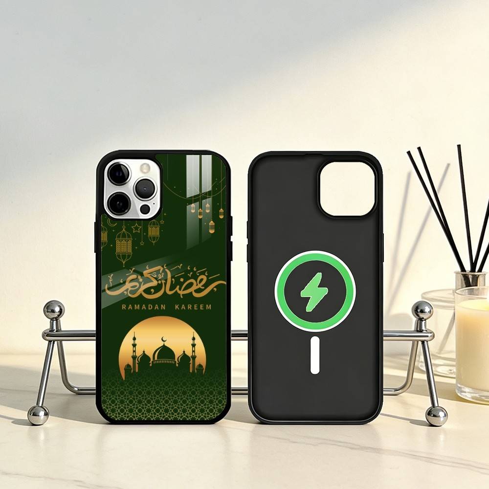 Eid Mubarak Ramadan Kareem Phone Case For iPhone17,16,15,14,13,12,11 Plus,Pro Max Magnetic For Magsafe Wireless Charging