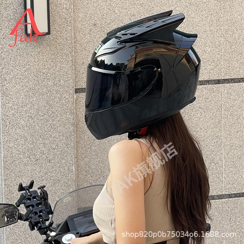 Motorcycle Full Face Helmet 3C Certified Winter Anti-fuel Men Women