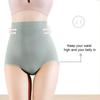 Women Panties High Waist Tummy Control Slimming Butt Lift Solid Color