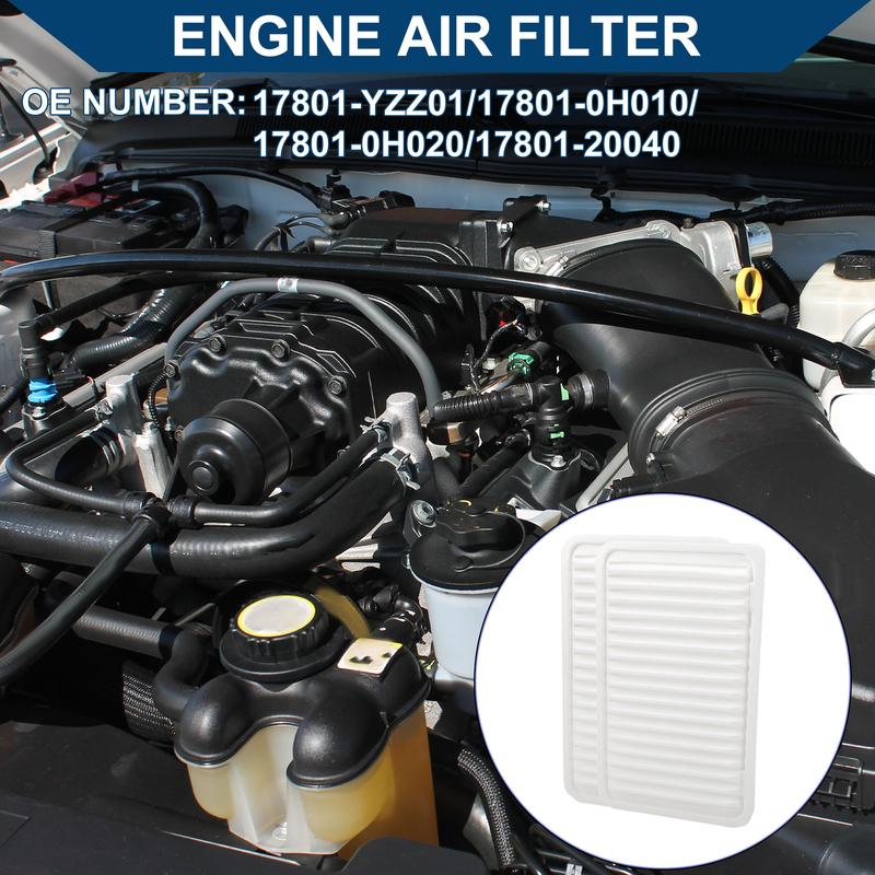 X Autohaux Car Engine Air Filter No.17801-YZZ01 for Lexus ES330 3.3L 2002-2006 2 Pcs