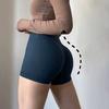 Модные фитнес-шорты с перекрестной талией для подтяжки ягодиц, утягивающие живот, плотно облегающие, для бега, тренировок на сужение ягодиц «персик», для йоги