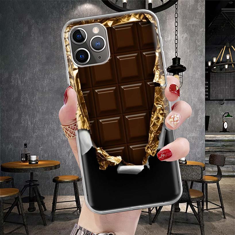 Chocolate Nutella Soft Phone Case For IPhone 11 17 Air 16E 16 Pro Max 15 + 14 Plus 13 Mini 12 Apple 7 SE 8 Fundas Coque 11 17 Ai