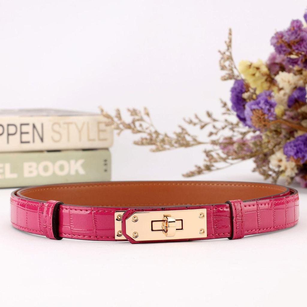 Универсальный женский ремень H-образного типа из лицевой коровьей кожи для подчеркивания талии и украшения летних платьев