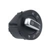 Подходит для VW Golf Jetta MK5 MK6 GTI Passat B6 B7 CC Touran Caddy Tiguan Хромированный переключатель фар 5ND941431B с функцией Auto