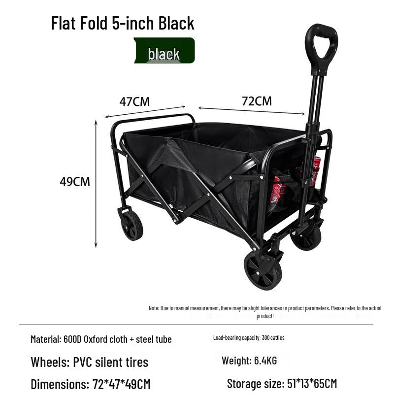 Heavy-Duty Flat-Folding Outdoor Cart