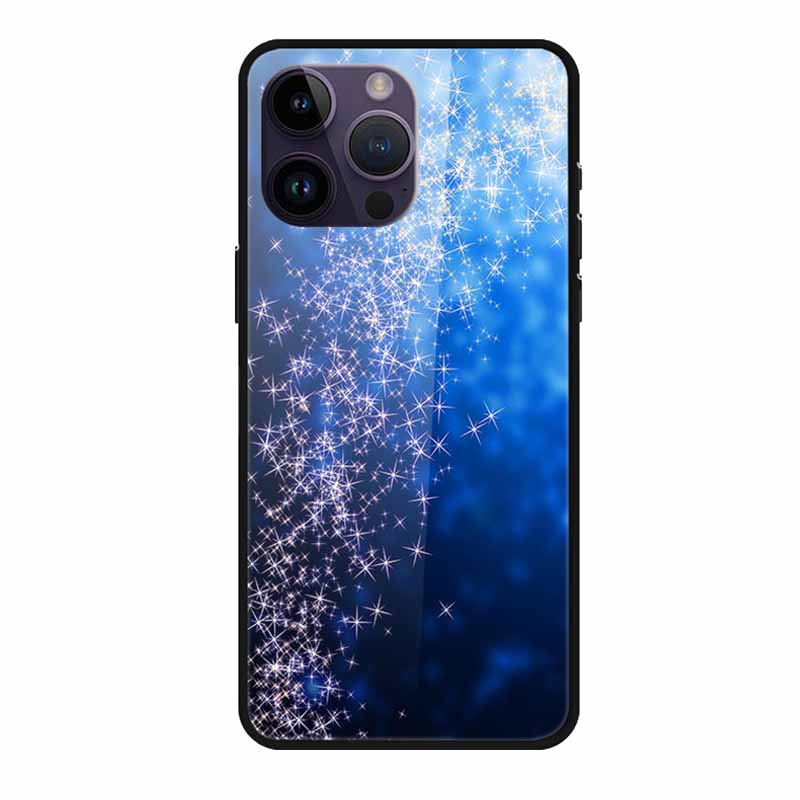 Закаленное Стекло Чехол Для iphone 15 Pro Max Чехол Жесткое Стекло Задняя Крышка Мягкий ТПУ Бампер Для iphone 16 Pro Max Чехол для Телефона 16Pro Max