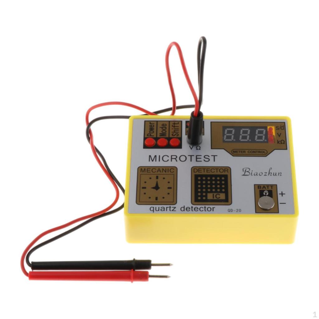 Тестер часового механизма, аккумулятор, простой в использовании портативный легкий инструмент для ремонта